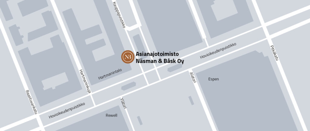 Yhteystiedot Asianajotoimisto Näsman & Båsk Oy